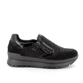 SLIP ON CON ZEPPA IGI&CO DONNA SC.SCARABEO/SCA NERO 8676000