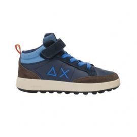 SNEAKERS SUN68 SHOE BOY'S GENIUS MID (KID) NAVY BLUE TG:30>34 Z45335K 07