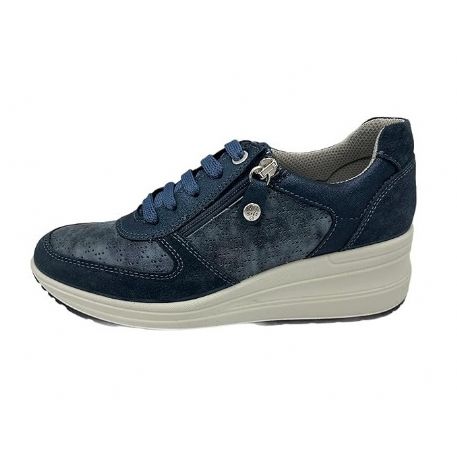 SNEAKERS ENVAL SOFT DONNA CAPRA PERL.NUV. BLU 5760711