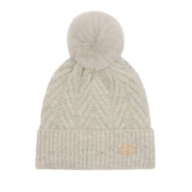 BERRETTO LIU JO DONNA BEANIE FILO PAILLETTES GRIGIO GHIACCIO 2F5009 M0300 06188