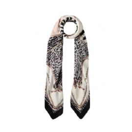 FOULARD  LIU JO DONNA RIBBON ANIMALIER 120X120 BLACK 2F5083 T0300 22222