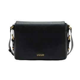BORSA TRACOLLA LIU JO DONNA  ECS M MESSENGER BLACK 25X10X20CM AF5049 E0058 22222