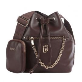 BORSA A SECCHIELLO LIU JO DONNA  S BUCKET MORO LIGHT  24X7X20CM AF5182 E0077 90912
