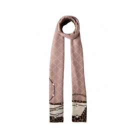 FOULARD LIU JO DONNA ECS STOLA PEARLS ANIMAL 70X180  2F5081 T0300 00005