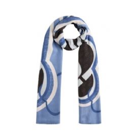 FOULARD  LIU JO DONNA STOLA PORTALOGO 70X180CM LIGHT DENIM 2F5082 T0300 74015