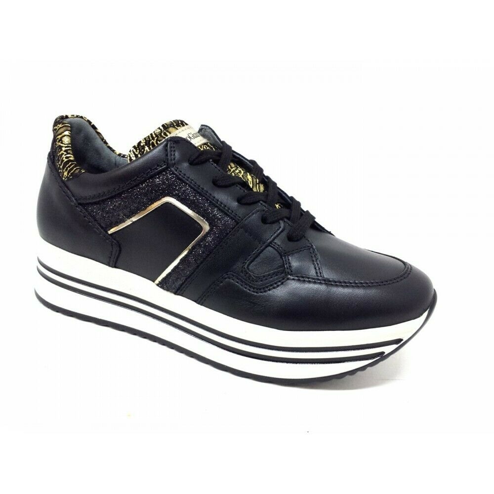 SNEAKERS NERO GIARDINI DONNA NERA I013302D/100